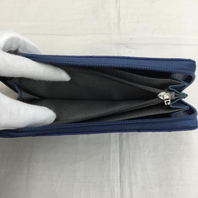 オーストリッチ ostrich 財布 長財布 松屋銀座　オーストリッチ  青 / ブルー /  レディース USED 古着 中古 10140921