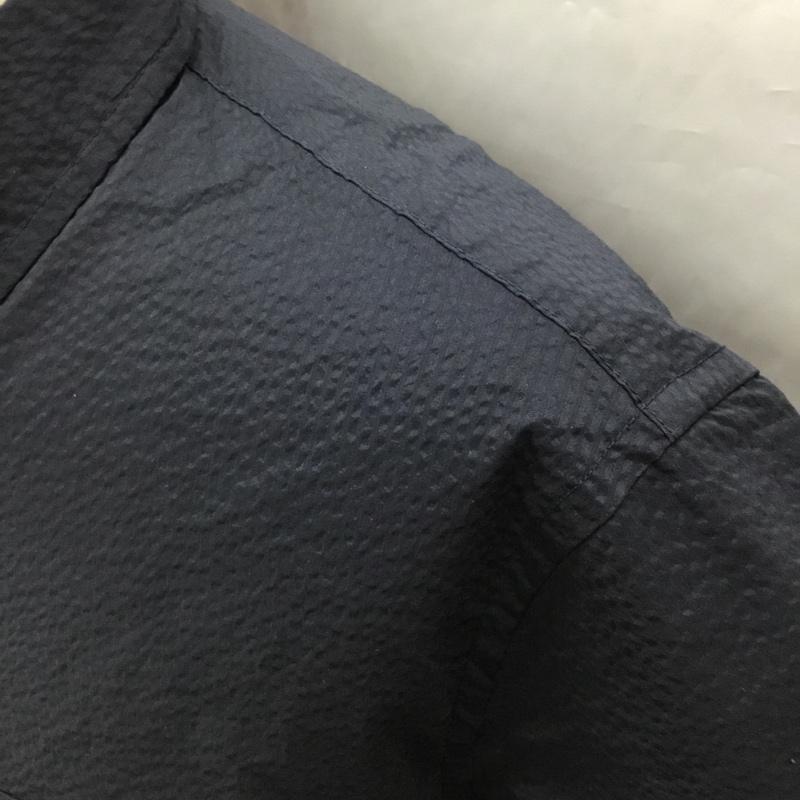 ザノースフェイス THE NORTH FACE シャツ、ブラウス 半袖 nr21722 ショートスリーブライメケンシャツ 半袖シャツ ボタンダウンシャツ L ストライプ 紺 / ネイビー /  メンズ USED 古着 中古 10109429