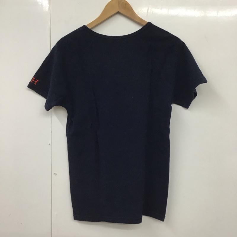 ハリウッドランチマーケット H.R MARKET Tシャツ 半袖 半袖カットソー プリントTシャツ Vネックカットソー 3 無地 紺 / ネイビー /  メンズ USED 古着 中古 10130596