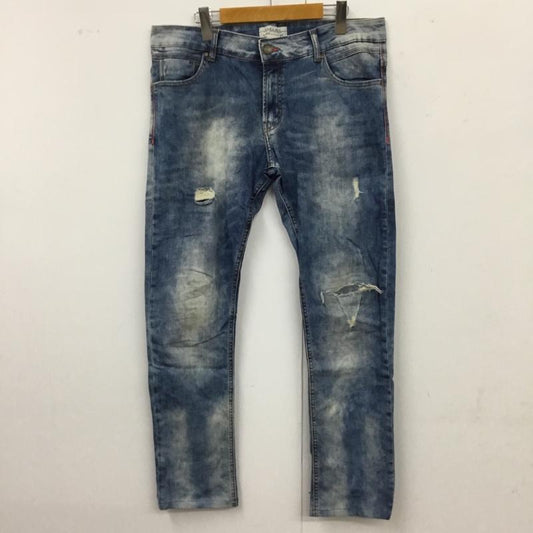 ザラメン ZARA MAN パンツ デニム、ジーンズ デニムパンツ スリムパンツ ストレッチパンツ ジーンズ 44 無地 インディゴ / インディゴ /  メンズ USED 古着 中古 10115009
