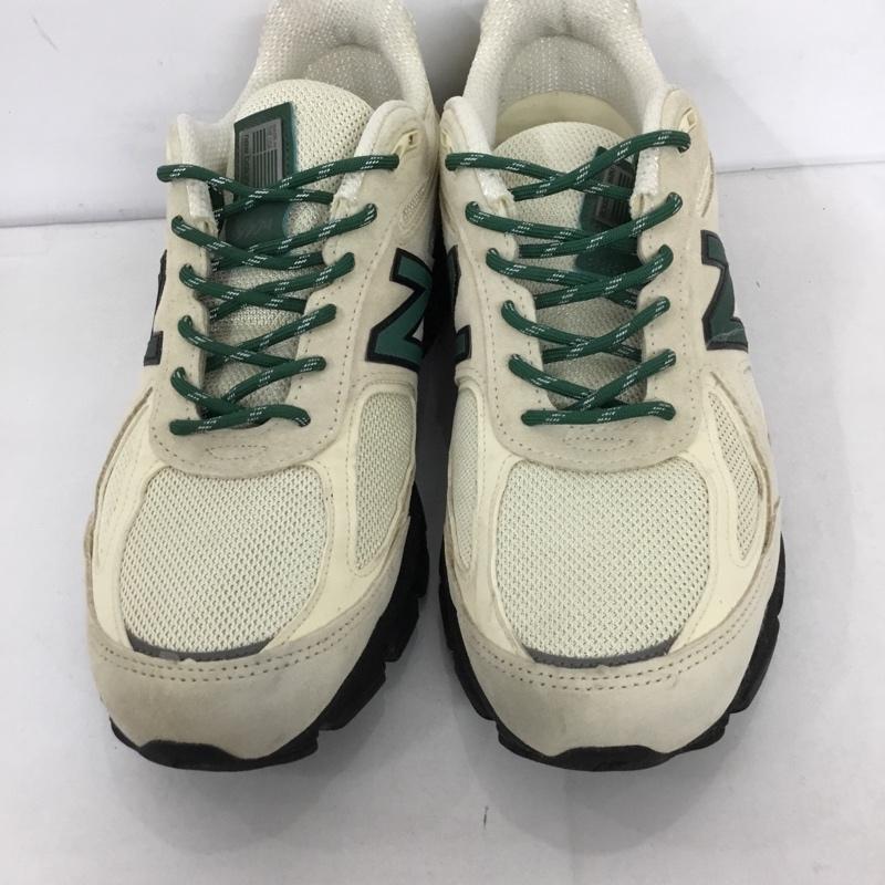 ニューバランス New Balance スニーカー スニーカー U990 GB4 Made in USA 29cm 箱有 29.0cm ロゴ、文字 アイボリー / アイボリー / X 黒 / ブラック / X 緑 / グリーン /  メンズ USED 古着 中古 10128822