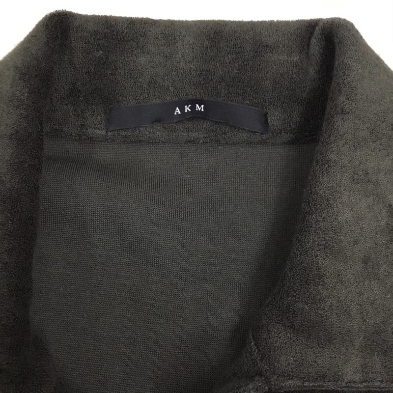 エーケーエム AKM ポロシャツ 半袖 半袖カットソー ポロシャツ カラーシャツ カジュアルシャツ S 無地 カーキ / カーキ /  メンズ USED 古着 中古 10111930