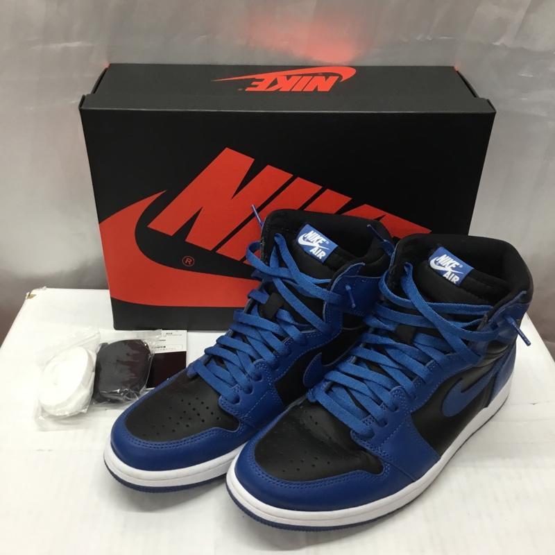 ナイキ NIKE スニーカー スニーカー 555088 404 AIR JORDAN 1 RETRO HIGH OG 29cm 箱有 29.0cm ロゴ、文字 黒 / ブラック / X 青 / ブルー /  メンズ USED 古着 中古 10111045