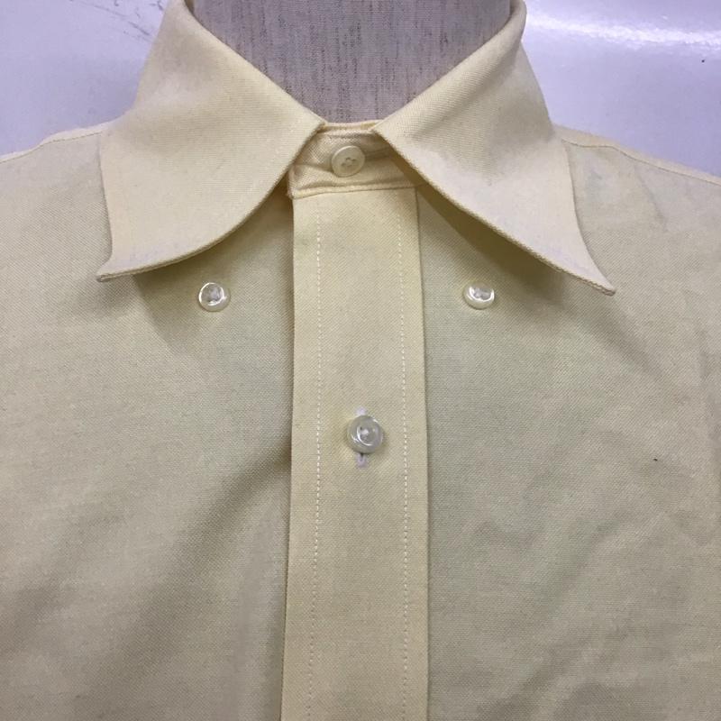 ブルックスブラザーズ BROOKS BROTHERS シャツ、ブラウス 長袖 ボタンダウン コットン 無地 橙 / オレンジ /  メンズ USED 古着 中古 10111181