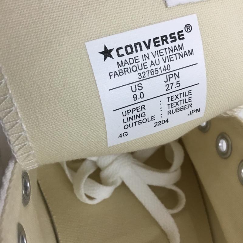 コンバース CONVERSE スニーカー スニーカー 32765140 nextar 110 ox 27.5cm 箱有 27.5cm ロゴ、文字 白 / ホワイト /  メンズ USED 古着 中古 10131677