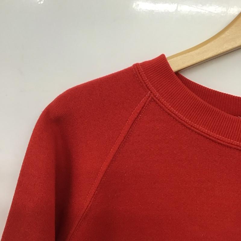 クレイジーシャツ crazy shirts トレーナー 長袖 長袖トレーナー スウェット クルーネック プルオーバー XL プリント 赤 / レッド /  メンズ USED 古着 中古 10142367