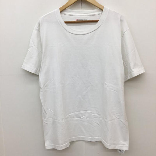 ヘルスニット Healthknit Tシャツ 半袖 XL 無地 白 / ホワイト /  メンズ USED 古着 中古 10139191