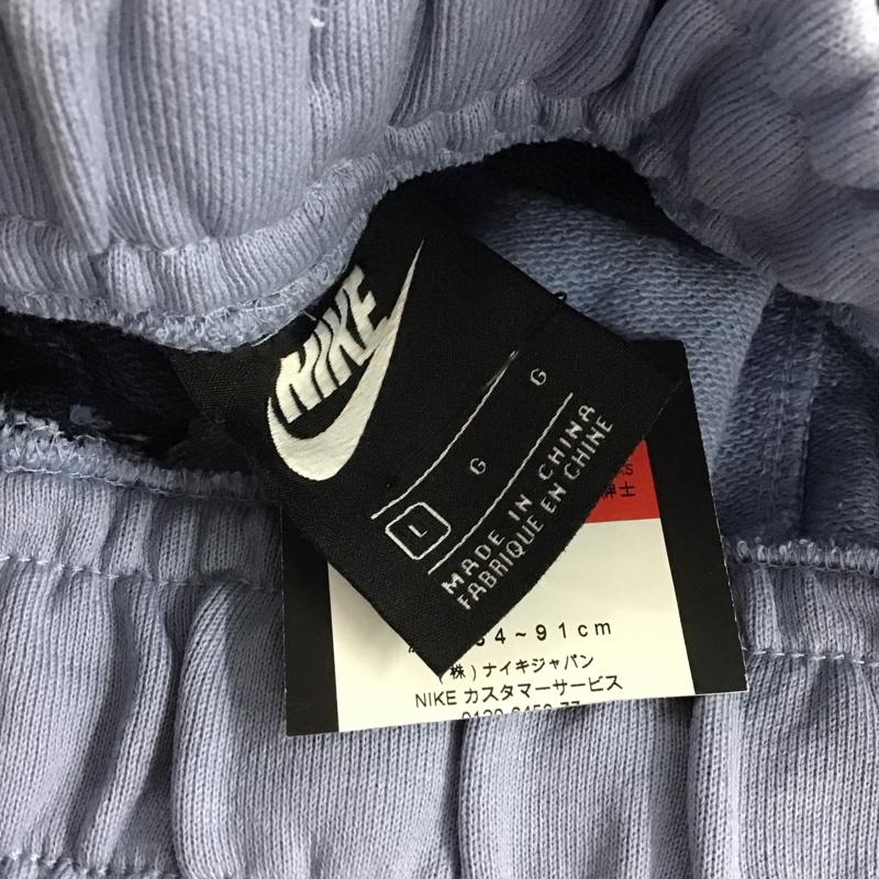 ナイキ NIKE パンツ ショートパンツ ar3162-438 フレンチテリー STMTHBR ショートパンツ L ロゴ、文字 紺 / ネイビー /  メンズ USED 古着 中古 10145546