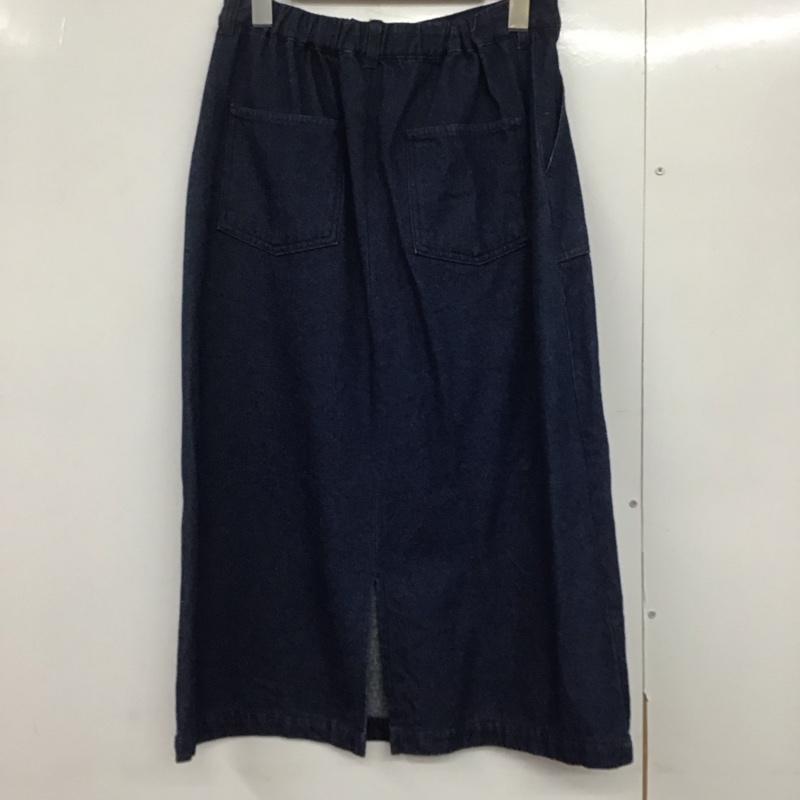 サマンサモスモス Samansa Mos2 スカート ロングスカート ロングスカート フレアスカート カジュアルスカート FREE 無地 インディゴ / インディゴ /  レディース USED 古着 中古 10145385