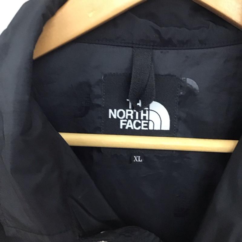 ザノースフェイス THE NORTH FACE ジャケット、上着 ジャンパー、ブルゾン NP71930 コーチジャケット XL ロゴ、文字 X プリント 黒 / ブラック /  メンズ USED 古着 中古 10134848