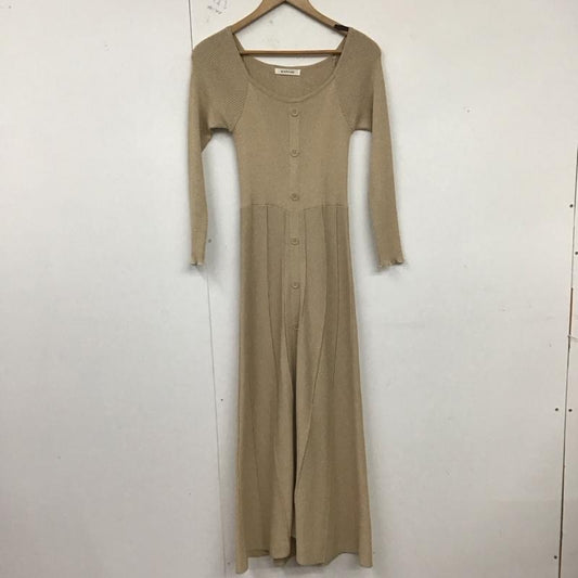 アルシーヴ archives ワンピース ロングスカート FREE 無地 ベージュ / ベージュ /  レディース USED 古着 中古 10124809