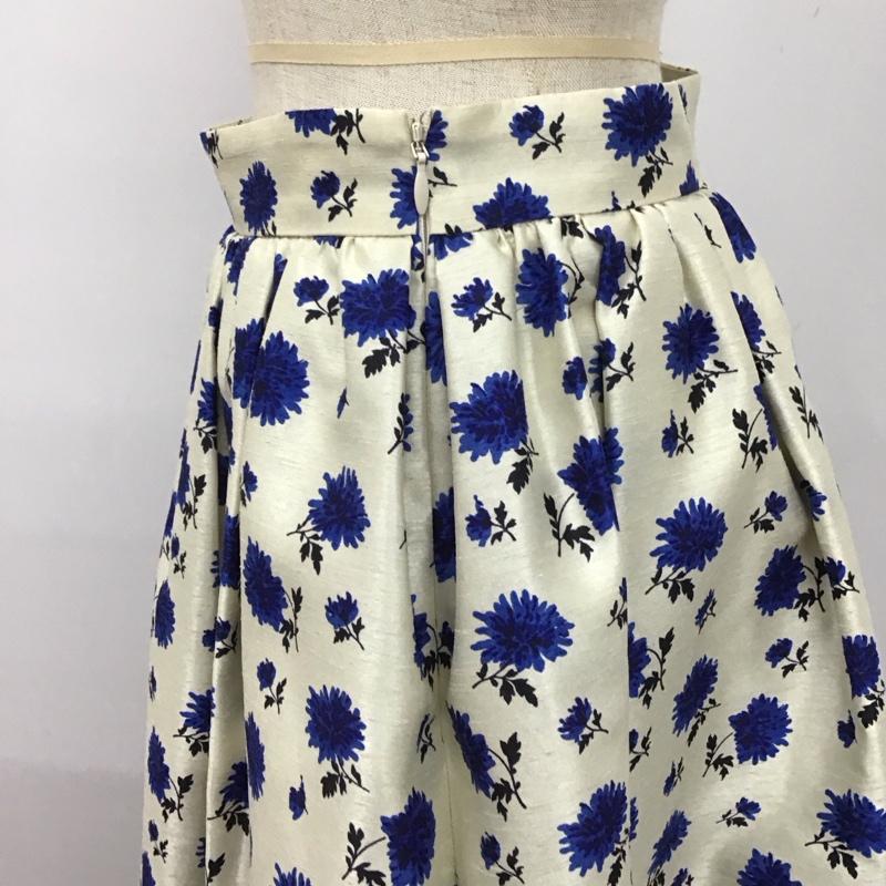 ジルスチュアート JILLSTUART スカート ロングスカート フレアスカート ひざ丈スカート カジュアルスカート 花柄スカート 2 プリント マルチカラー / マルチカラー /  レディース USED 古着 中古 10123856