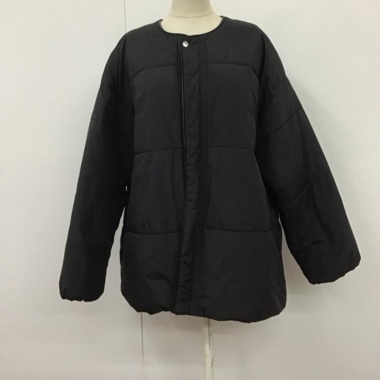 アダムエロペ ADAM ET ROPE  ジャケット、上着 ジャケット、ブレザー GAL-50580-B テントシルエットダウンライク中綿ジャケット FREE 無地 黒 / ブラック /  レディース USED 古着 中古 10109602