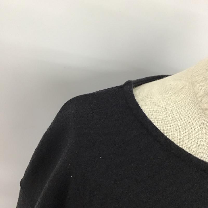 グリーンレーベルリラクシング green label relaxing ワンピース ロングスカート 3626-262-2720 長袖ロングワンピース フレアワンピース 切り替えワンピース 無地 黒 / ブラック /  レディース USED 古着 中古 10123842