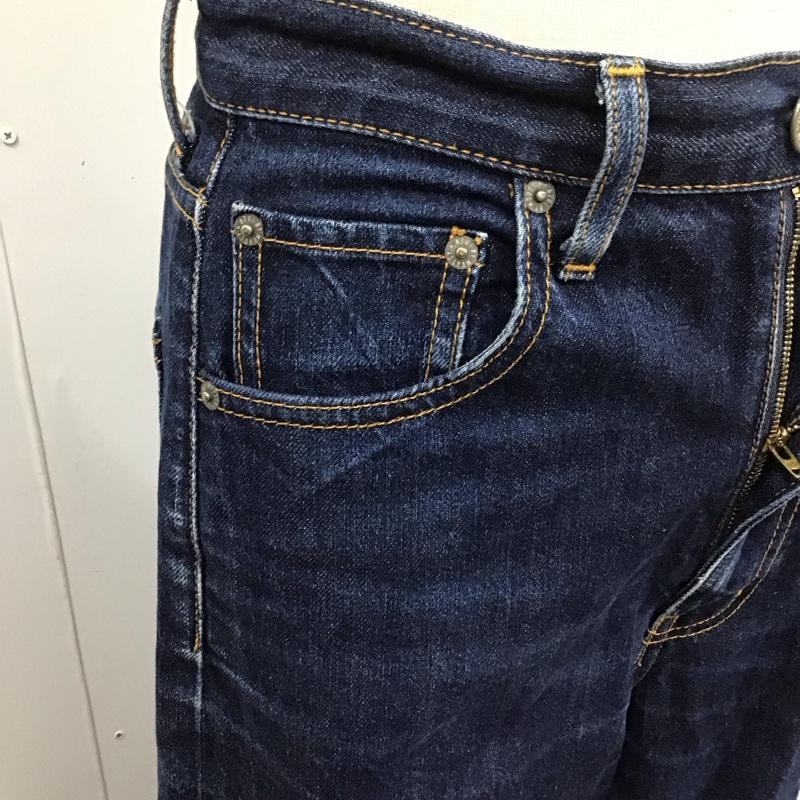 アズールバイマウジー AZUL BY MOUSSY パンツ デニム、ジーンズ 250aaw11-a012 ハイウエストパンツ デニムパンツ ワイドパンツ 26インチ 無地 インディゴ / インディゴ /  レディース USED 古着 中古 10124127