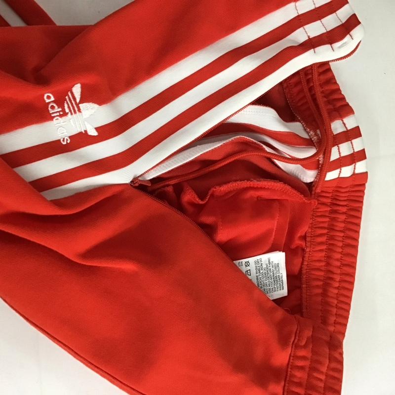 アディダス adidas ボトムス ボトムス DH2716 トラックパンツ ジャージ イージー ラインパンツ M 無地 赤 / レッド /  レディース USED 古着 中古 10129778