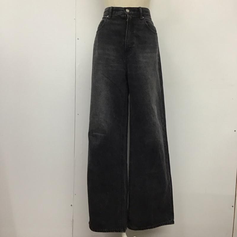 スライジーンズ SLY JEANS パンツ デニム、ジーンズ 030GSR12-0280 ハイウエスト フレアパンツ 26インチ 無地 インディゴ / インディゴ /  レディース USED 古着 中古 10109435
