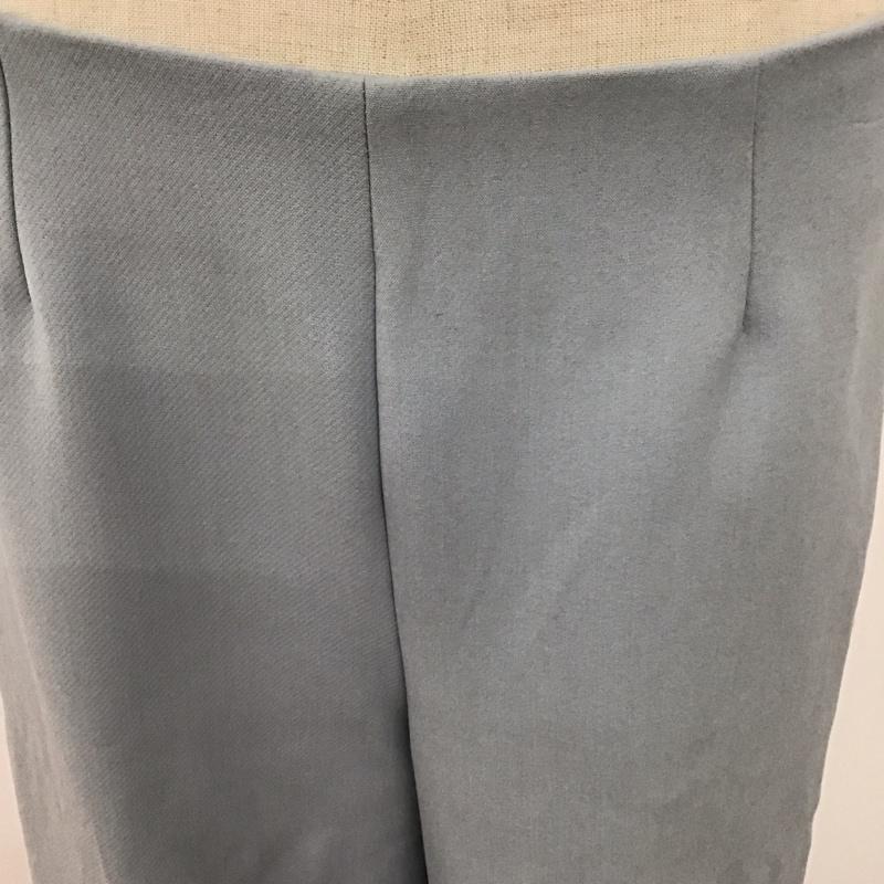 ザラベーシック ZARA BASIC パンツ スラックス スラックスパンツ ワイドパンツ カジュアルパンツ M 無地 水色 / ライトブルー /  レディース USED 古着 中古 10122537