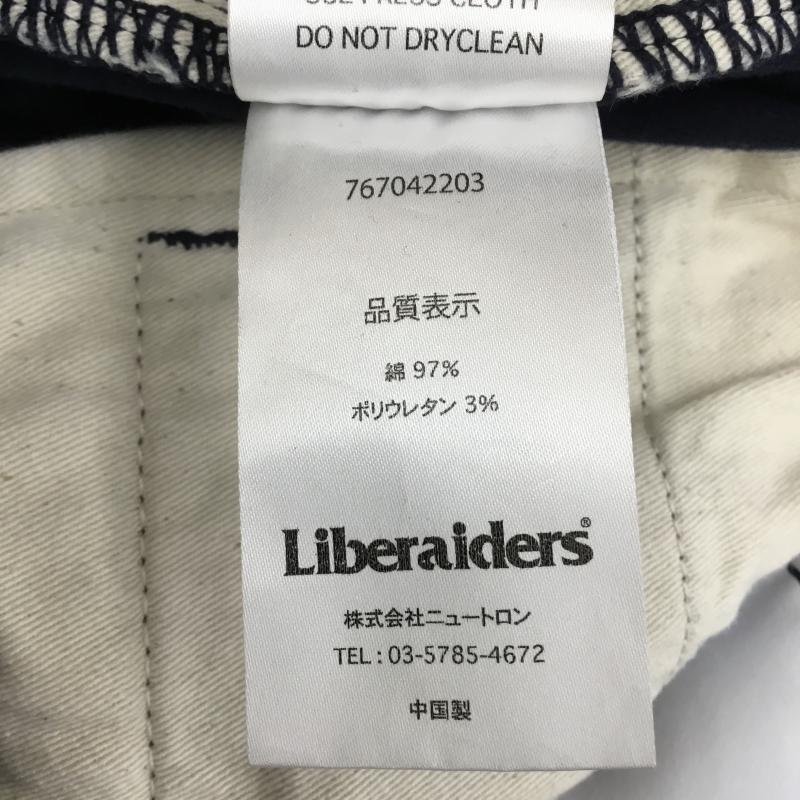 リベレイダース Liberaiders パンツ ワークパンツ、ペインターパンツ L ロゴ、文字 X 刺繍 紺 / ネイビー /  メンズ USED 古着 中古 10129327