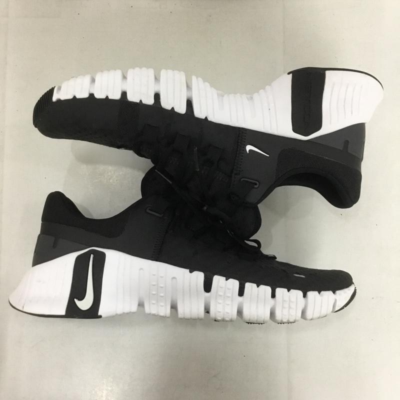 ナイキ NIKE スニーカー スニーカー DV3949-001 FREE METCON 5 27.5cm 27.5cm ロゴ、文字 黒 / ブラック / X 白 / ホワイト /  メンズ USED 古着 中古 10141585