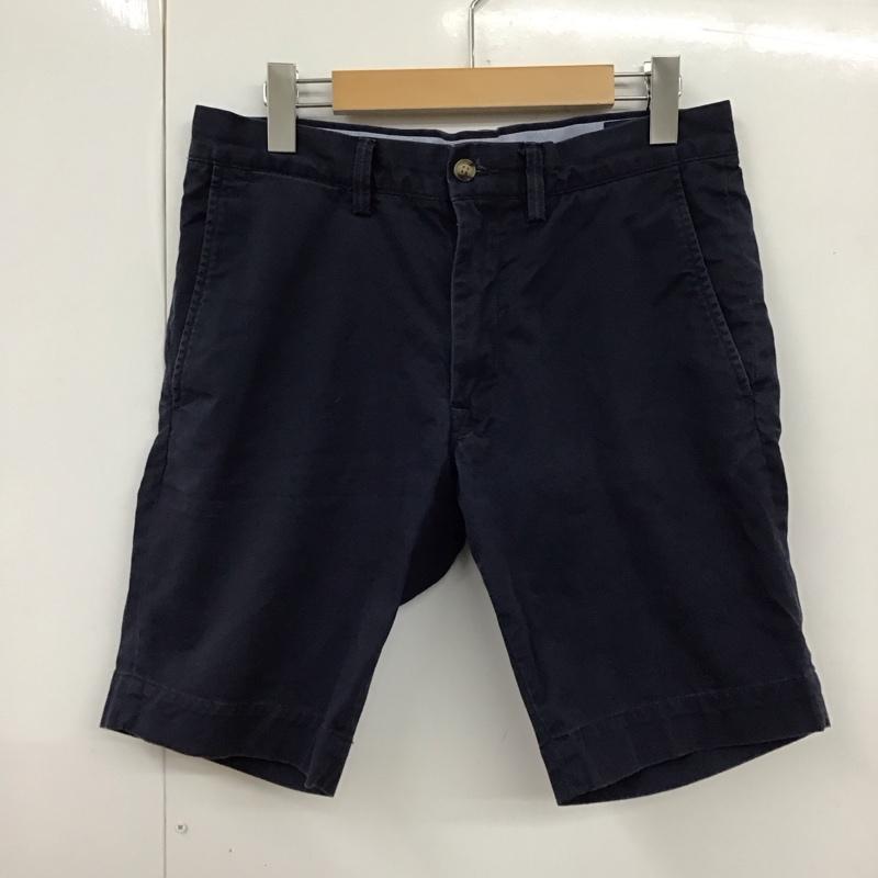 ポロラルフローレン POLO RALPH LAUREN パンツ ショートパンツ ハーフパンツ ショートパンツ カジュアルパンツ 31インチ 無地 紺 / ネイビー /  メンズ USED 古着 中古 10118285