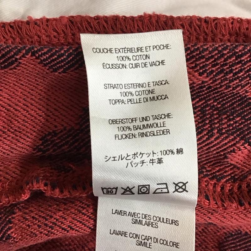 シュプリーム Supreme パンツ ショートパンツ SS23 FlamesJacquardBaggyDenimShort ショートパンツ ハーフパンツ 32インチ プリント 黒 / ブラック / X 赤 / レッド /  メンズ USED 古着 中古 10118304