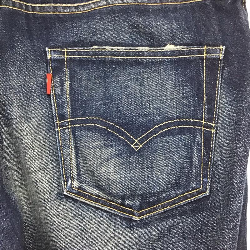 リーバイストラウスアンドコー Levi Strauss & co. パンツ デニム、ジーンズ デニムパンツ スリムパンツ カジュアルパンツ ストレッチパンツ 33インチ 無地 インディゴ / インディゴ /  メンズ USED 古着 中古 10141975