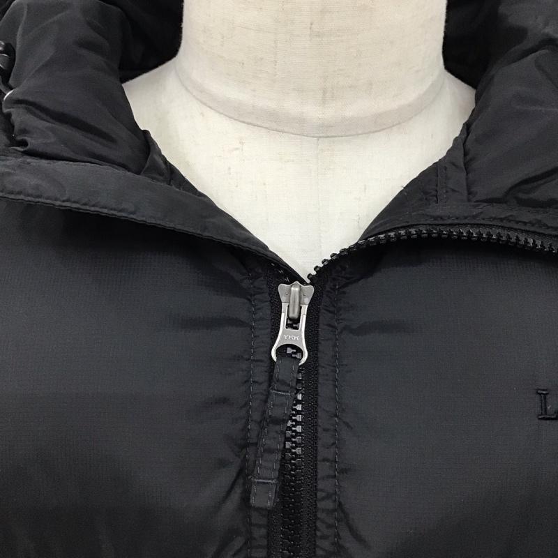 エルエルビーン L.L.Bean ジャケット、上着 ジャンパー、ブルゾン ジップアップジャケット ジャンパー ダウンジャケット カジュアルジャケット アウター XS ロゴ、文字 黒 / ブラック /  メンズ USED 古着 中古 10123569