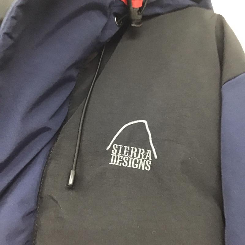 シェラデザイン SIERRA DESIGNS ジャケット、上着 ジャンパー、ブルゾン ジップアップジャケット ナイロンジャケット アウター M ロゴ、文字 紺 / ネイビー /  メンズ USED 古着 中古 10130910