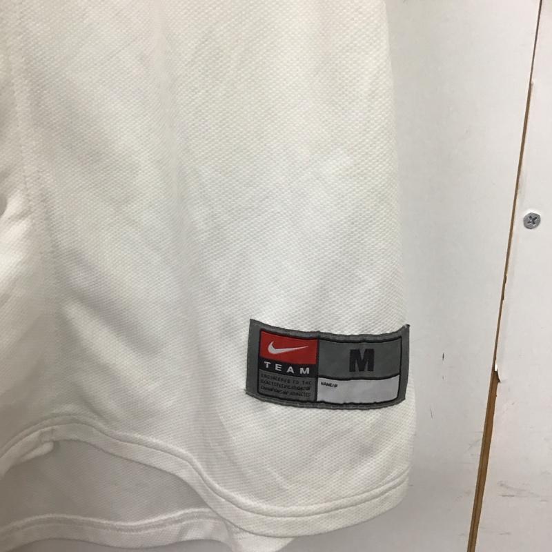 ナイキ NIKE シャツ、ブラウス 半袖 半袖シャツ プリントシャツ スポーツウェア M ロゴ、文字 白 / ホワイト /  メンズ USED 古着 中古 10141940