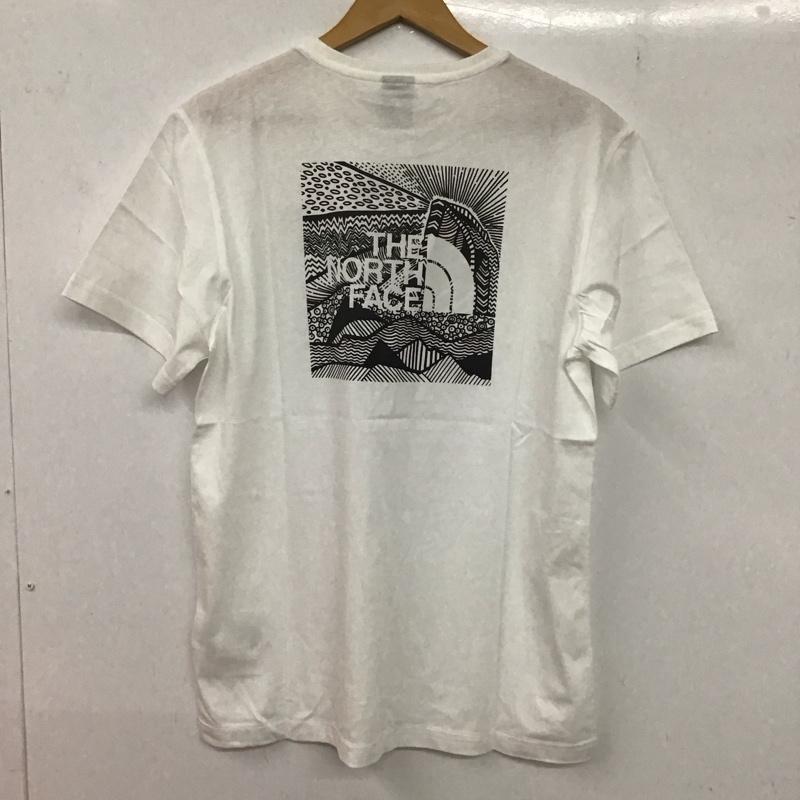 ザノースフェイス THE NORTH FACE Tシャツ 半袖 NF0A87NVFN4 Redbox Celebration Tee M ロゴ、文字 X プリント 白 / ホワイト /  メンズ USED 古着 中古 10132484