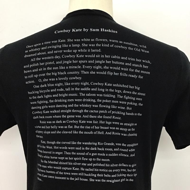 スティーロ Stie-lo Tシャツ 半袖 M プリント 黒 / ブラック /  メンズ USED 古着 中古 10117216