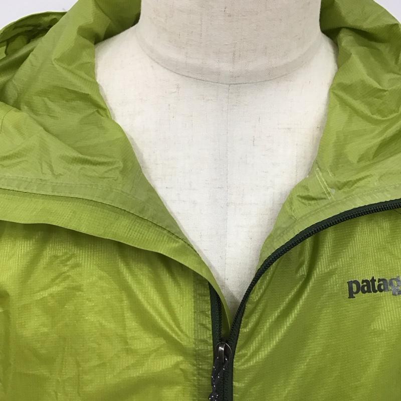パタゴニア patagonia ジャケット、上着 ジャンパー、ブルゾン 85190sp14 ナイロンジャケット ジップアップジャケット アウター S ロゴ、文字 緑 / グリーン /  メンズ USED 古着 中古 10119542