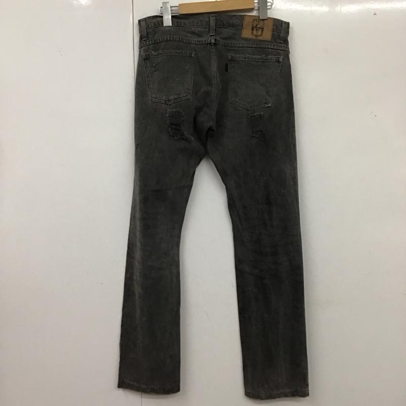 ルードギャラリー RUDE GALLERY パンツ デニム、ジーンズ デニムパンツ スリムパンツ ジーンズ 32インチ 無地 黒 / ブラック /  メンズ USED 古着 中古 10117842