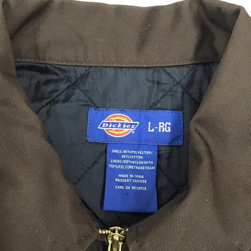 ディッキーズ Dickies ジャケット、上着 ジャンパー、ブルゾン L 無地 茶 / ブラウン /  メンズ USED 古着 中古 10122061