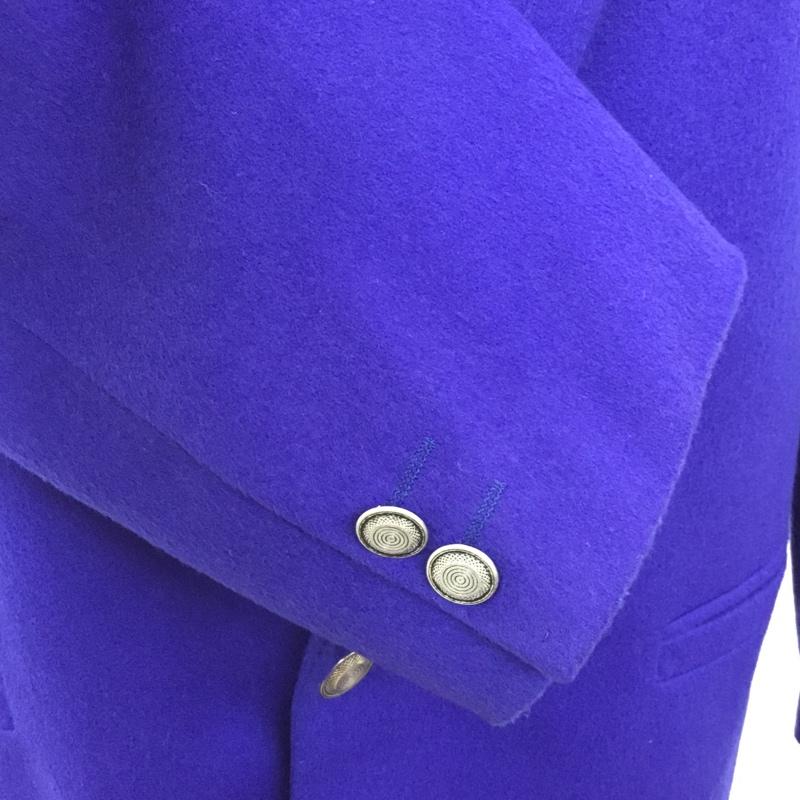 ウ゛ェルサスウ゛ェルサーチ VERSUSVERSACE ジャケット、上着 ジャケット、ブレザー カジュアルジャケット カラージャケット ポケットジャケット アウター 無地 青 / ブルー /  メンズ USED 古着 中古 10120670