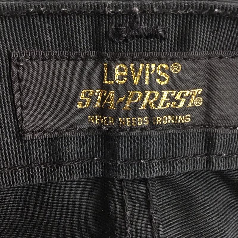 リーバイス Levi s パンツ チノパン チノパン スリムパンツ カジュアルパンツ 32インチ 無地 黒 / ブラック /  メンズ USED 古着 中古 10137625