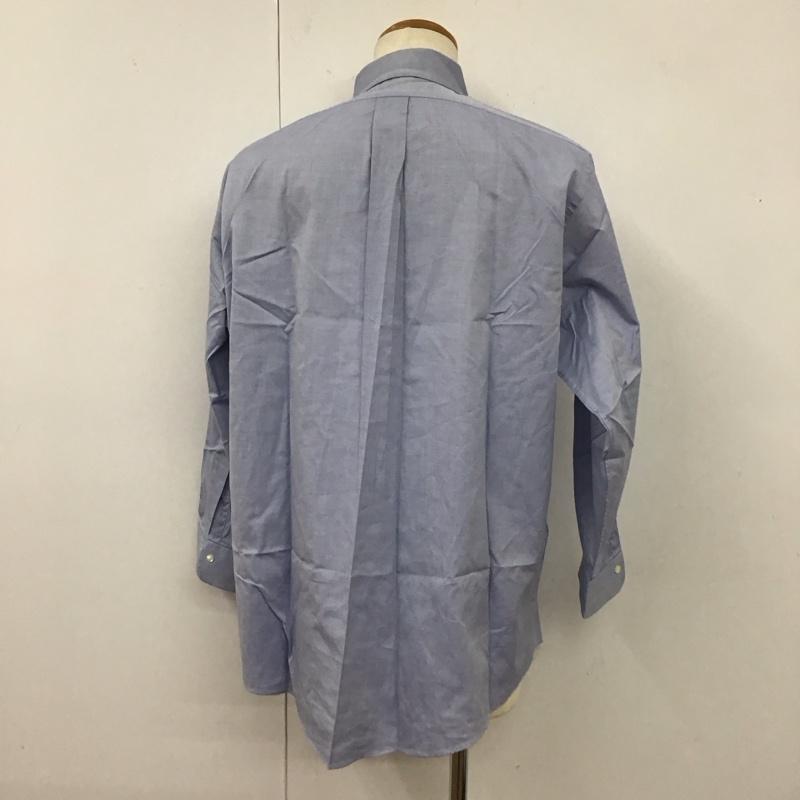 ブルックスブラザーズ BROOKS BROTHERS シャツ、ブラウス 長袖 長袖シャツ カラーシャツ ポケットシャツ 長袖カットソー 無地 水色 / ライトブルー /  メンズ USED 古着 中古 10113012