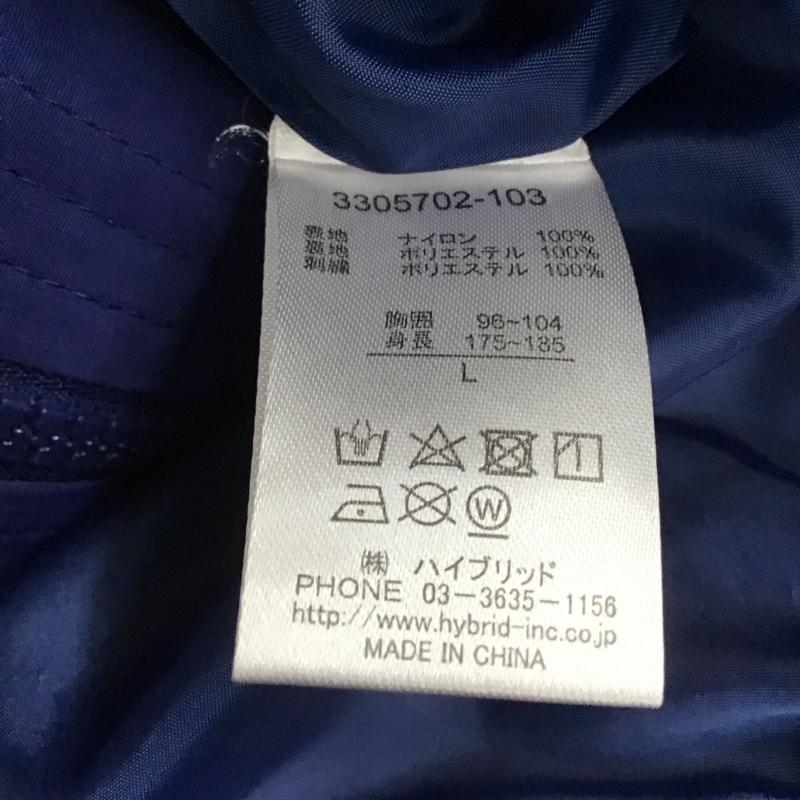 ヴィジョン VISION ジャケット、上着 ジャンパー、ブルゾン L 無地 X ロゴ、文字 紺 / ネイビー /  メンズ USED 古着 中古 10145727
