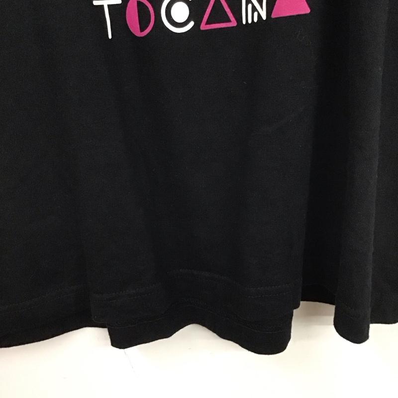 エロスティカ EROSTiKA Tシャツ 半袖 半袖カットソー プリントTシャツ クルーネックカットソー XL プリント 黒 / ブラック /  メンズ USED 古着 中古 10130117