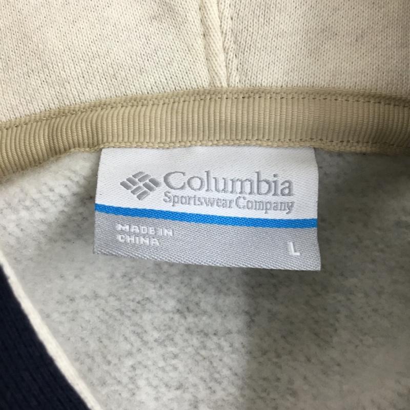コロンビア Columbia パーカー 長袖 216 PL2557 ジップパーカー 長袖パーカー スウェットパーカー L ロゴ、文字 マルチカラー / マルチカラー /  メンズ USED 古着 中古 10110001