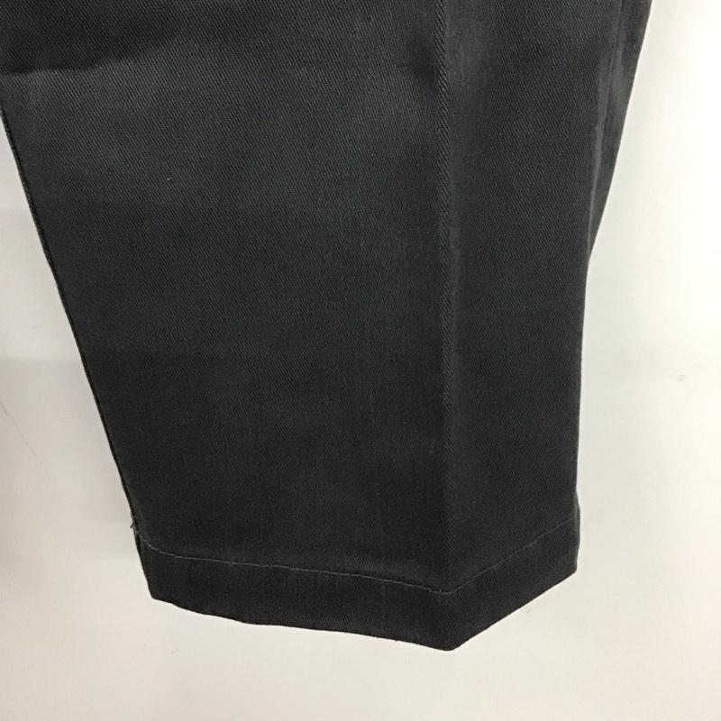 ディッキーズ Dickies パンツ スラックス ワークパンツ ワイドパンツ カジュアルパンツ スラックス センタータックパンツ 36 無地 灰 / グレー /  メンズ USED 古着 中古 10110940