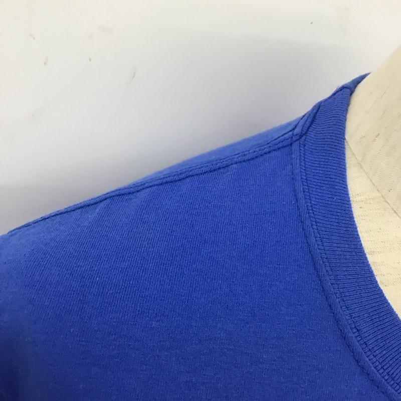 チャンピオン Campion Tシャツ 半袖 S プリント 青 / ブルー /  メンズ USED 古着 中古 10128345