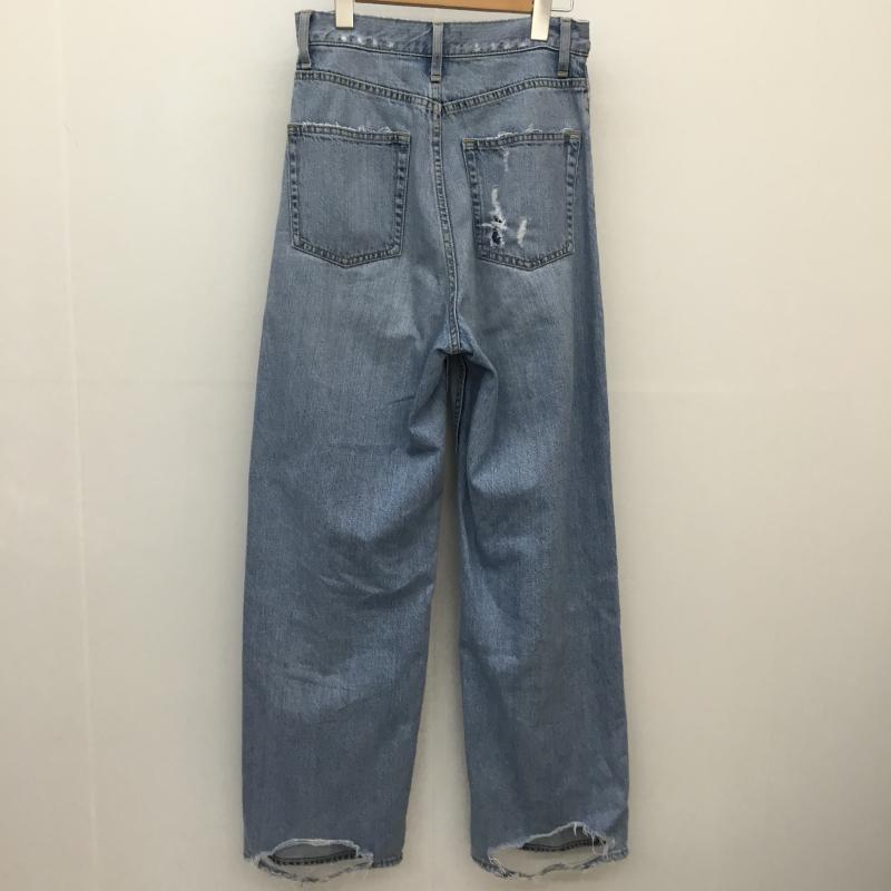 アズールバイマウジー AZUL BY MOUSSY パンツ デニム、ジーンズ 26インチ ダメージ加工 水色 / ライトブルー /  レディース USED 古着 中古 10143883