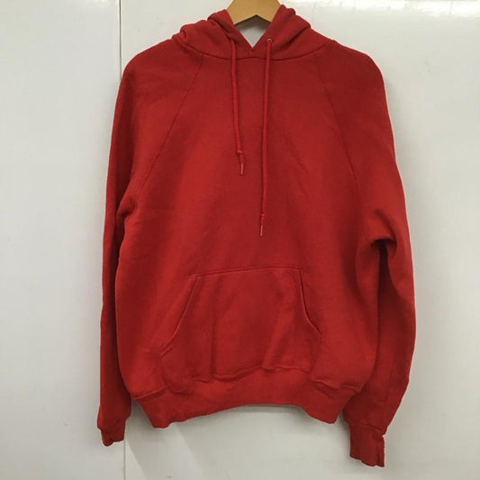 古着 USED パーカー 長袖 長袖パーカー プルオーバーパーカー スウェット 90s L 無地 赤 / レッド /  メンズ USED 古着 中古 10131377
