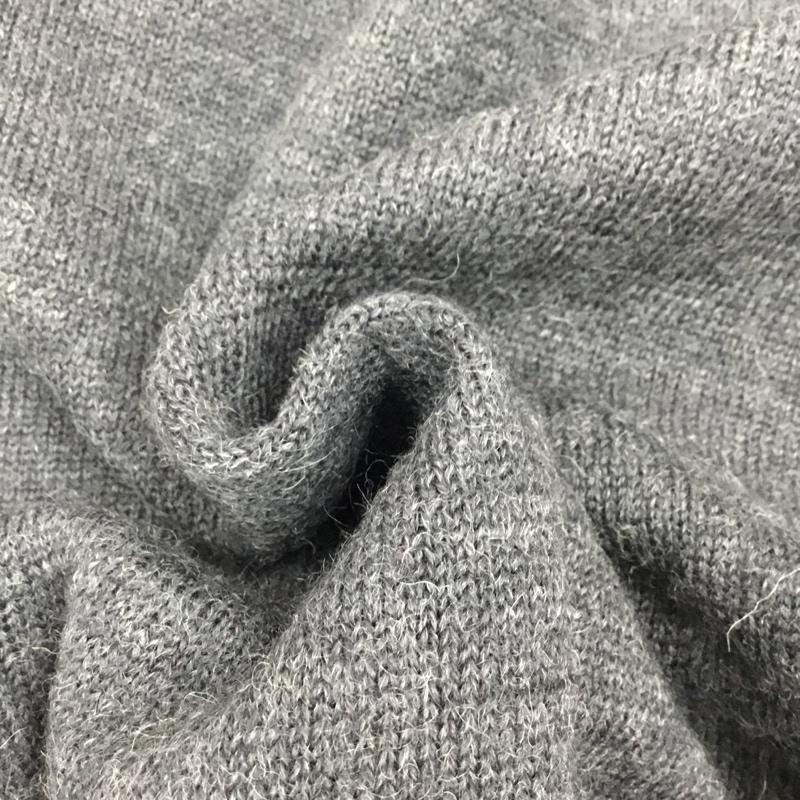ステイプル STAPLE ニット、セーター 長袖 エルボーパッチ M ワンポイント ダークグレー / ダークグレー /  メンズ USED 古着 中古 10111385