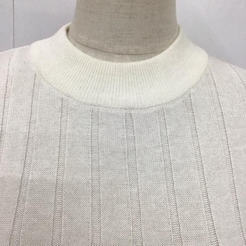 ブロードゥリー&コー Broderie & Co ワンピース ロングスカート NL61OP7035SM ワイドリブニットOP タグ付き 36 無地 白 / ホワイト /  レディース USED 古着 中古 10106722