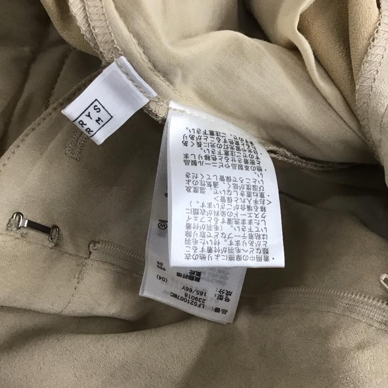 ローリーズファーム LOWRYS FARM パンツ スラックス LF521007MC フロントスリット フレアパンツ L 無地 ベージュ / ベージュ /  レディース USED 古着 中古 10108164