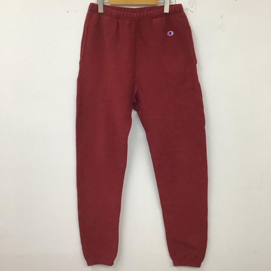 チャンピオン Champion ボトムス ボトムス C8-U211 スウェットパンツ 裏起毛 XL ワンポイント えんじ / ワインレッド /  メンズ USED 古着 中古 10122624
