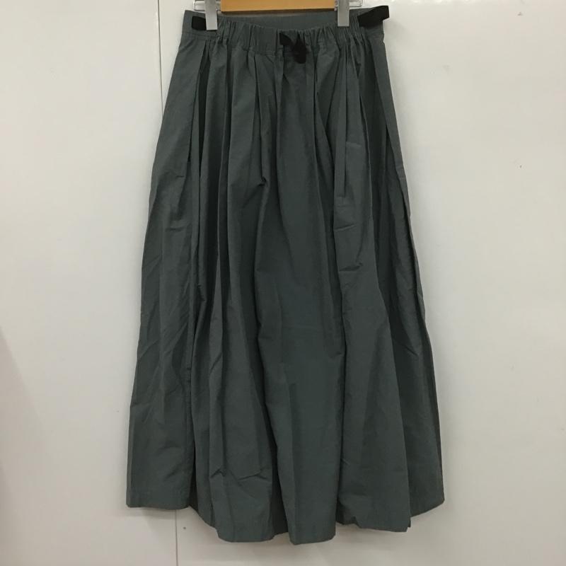 グラミチ GRAMICCI スカート ロングスカート ニコアンド L 無地 緑 / グリーン /  レディース USED 古着 中古 10106169